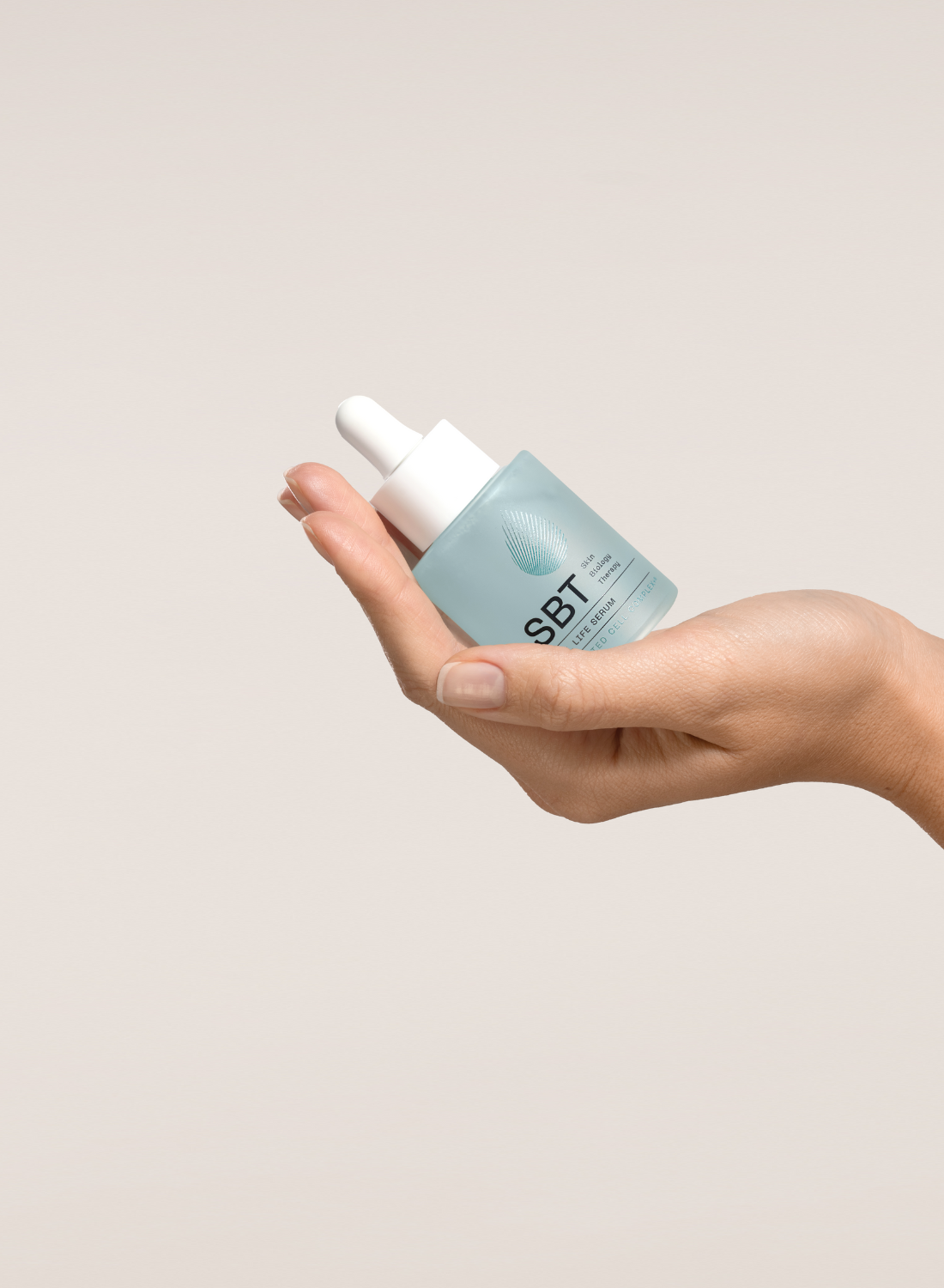 SBT Cell Life Serum in hand